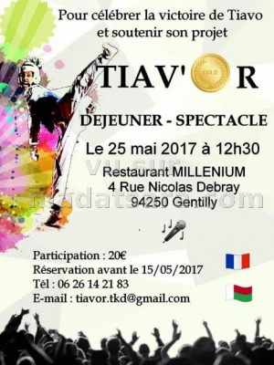 Déjeuner spectacle Tiav'Or - Restaurant Millénium Gentilly
