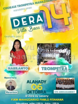 Dera Vita BACC - FLM Mahazoarivo Fanilo Fitahiana