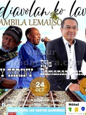 Diavolan-ko lava Bebey, Benny, Rija ramanantoanina, Kiady - Hotel Tropicana Ambila Lemaitso