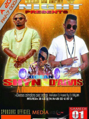 Dihy night avec Shyn‍, D'Alvis‍ - Antsika Beach‍