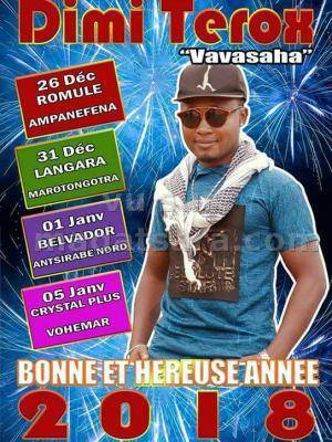 Dimi Terox en show case Cristal Plus Vohemar - Belvador Sambava Madagasikara - Langara Marotongotra - Romule Ampanefena