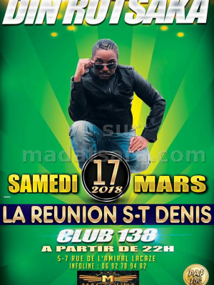 Din rotsaka‍ en show case Club 138 - La Réunion‍