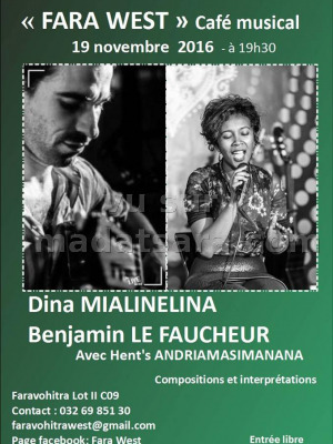 Dina Mialinelina‍ & Benjamin Le Faucheur avec Hents‍ -  Fara West Faravohitra‍