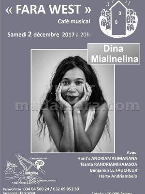 Dina Mialinelina en concert Fara West Faravohitra