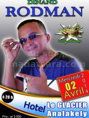 Dinand Rodman en concert à l'Hotel le Glacier Analakely