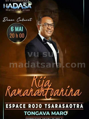 Diner cabaret Rija ramanantoanina‍ - Espace Rojo Tsarasaotra‍