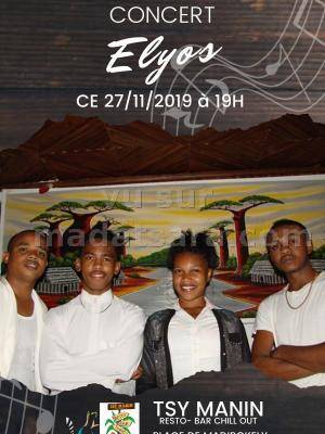 Diner Concert avec Elyos - Tsy Manin Madirokely‍