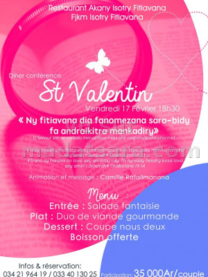 Diner conférence saint Valentin FJKM Isotry Fitiavana‍