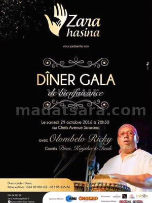 Dîner gala de bienfaisance avec Olombelo ricky‍ - Café de la Gare Soarano‍