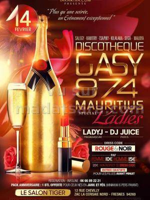 Discothèque Gasy 974 au Salon Tiger Fresnes