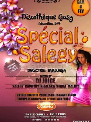Discothèque gasy Spécial Salegy au Belushi