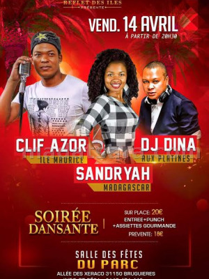 Dj Dina‍ , Sandr'yah‍ soirée dansante - Salle des fêtes du Parc Xeraco Toulouse‍