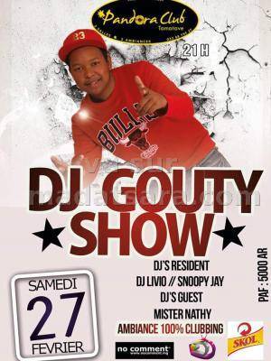 Dj Gouty show au Pandora Club Tamatave