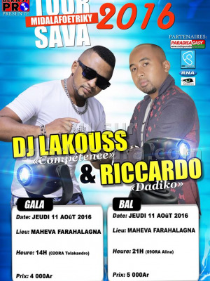 Dj Lakouss & Riccardo - Gala au Maheva Farahalagna