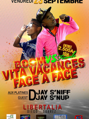 Dj S'Niff‍ , Jay S'Nup‍ - Boom vita vacances face à face - libertalia Diégo-Suarez‍