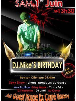 Boisson offerte par DJ.Nike
Sexy Show divers, concours de danse
Aux platines : DJay Mask, Craizy D