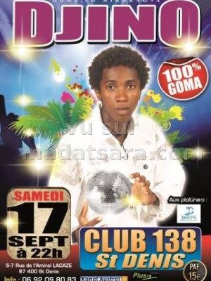 Djino en concert au Club 138 St Denis