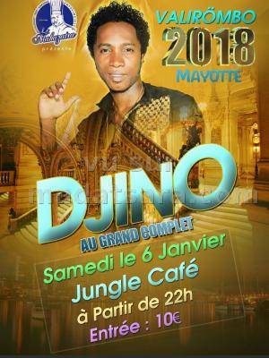 Djino en show case Jungle Café Mamoudzou