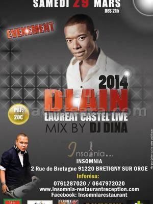 Dlain en concert avec Dj Dina à l'insomnia