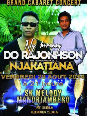 Do Rajohnson avec Njakatiana en cabaret au SK Melody Mandriambero