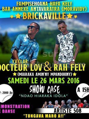 Docteur Lov & Rah Fely show case au Bar annexe Antavaratra