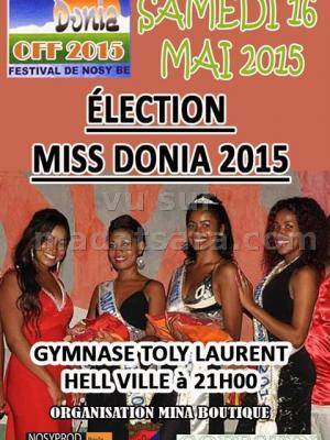 Donia Off 2015 - Election de Miss Donia au Gymnase Toly Laurent Hell Ville