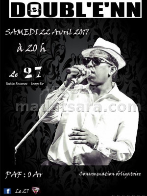 Doubl'e'nn‍ en concert Le 27 Tunisian Restaurant Lounge-Bar