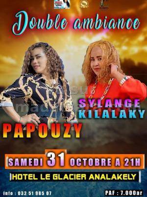 Double ambiance Sylange & Papouzy Le Glacier Analakely