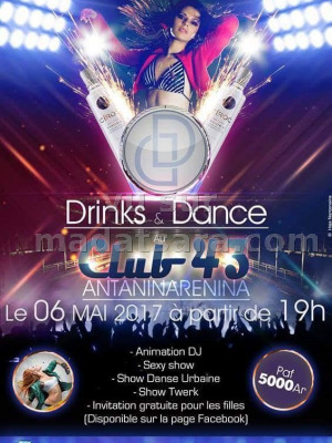Drinks & Dance - Club 43 Antaninarenina‍