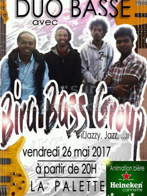 Duo basse avec Bira Bass Group - La Palette Antsirabe‍