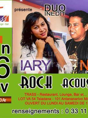 Duo inédit - Nini (Kiaka) et Iary Rock Acoustic au Trass