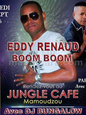 Eddy Renaud au Jungle Café Mamoudzou