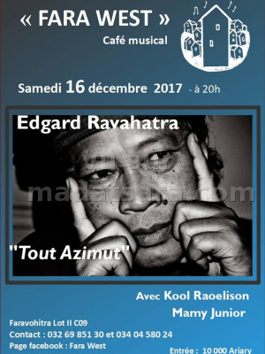 Edgard ravahatra‍ en concert Fara West Faravohitra‍