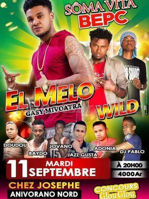El'Melo, Wild, Jazz Gusta, Doudou, Baydo, Jovano, Adonia soma vita bepc Joseph Discotheque Agnivorano
