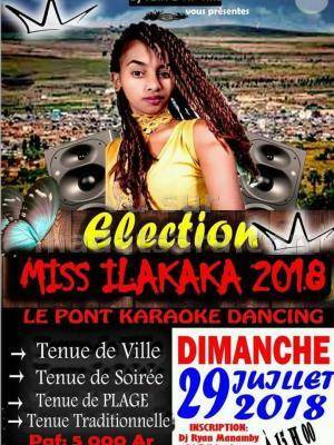 Election miss ilakaka Le Pont Karaoke Dancing Ilakaka