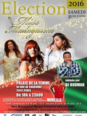 Election Miss Madagascar - Palais de la Femme‍ avec DJ Rodman‍, Larissa‍
