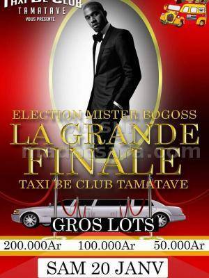 Election mister bogoss la grande finale Taxi Be Club Toamasina