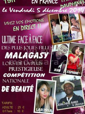 Election Miss Madagascar 2015 en France et de ses 4 dauphines à la Salle Voilier 91