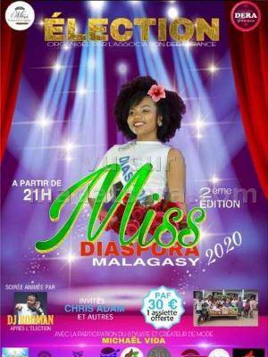 Élections miss diaspora 2020 Espace Paris Bondoufle