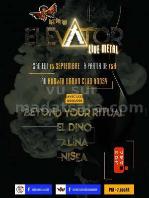 Elevator live metal Kudeta urban Club