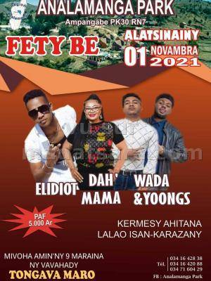 Elidiot, Dah'Mama, Wada, Yoongs Analamanga Park