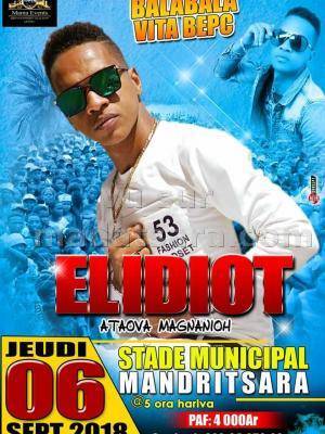 Elidiot en concert Stade Municipal Mandritsara