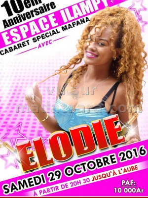 Elodie‍  10è anniversaire en concert Espace Ilampy