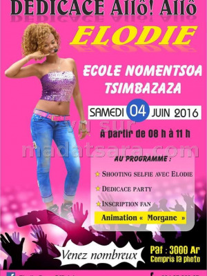 Elodie en concert Ecole Nomentsoa Tsimbazaza