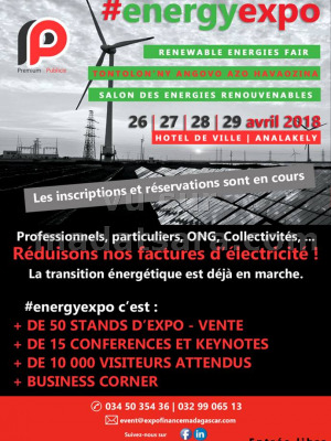 Energy expo - Hotel de Ville Analakely Antananarivo‍
