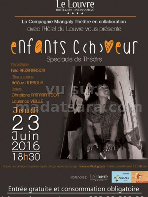 Enfants Choeur - Spectacle de théâtre à l'Hotel du Louvre