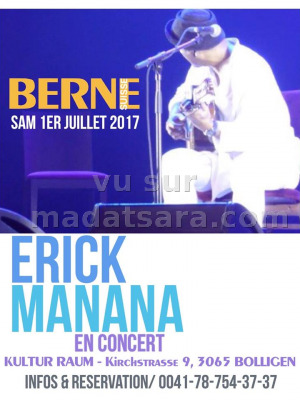 Erick manana‍ en concert Kultur Raum Bolligen