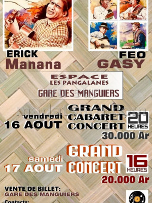 Erick manana‍ & Feo Gasy‍ - Gare des Manguiers Espace Les Pangalanes Toamasina‍