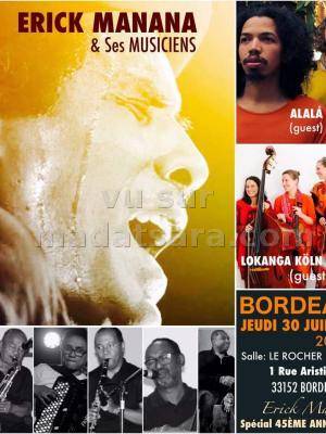 Erick manana, Lokanga Köln Quartet, Alalá Le Rocher de Palmer - Musiques de Nuit