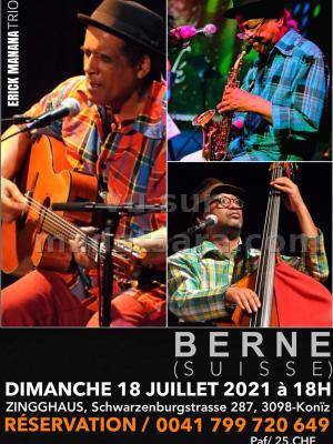 Erick manana trio Zingghaus Konïz Berne